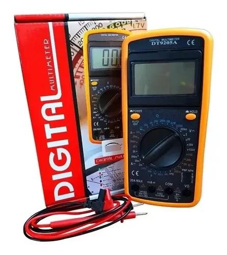 1747 MULTIMETRO digital Dt9205 20amp