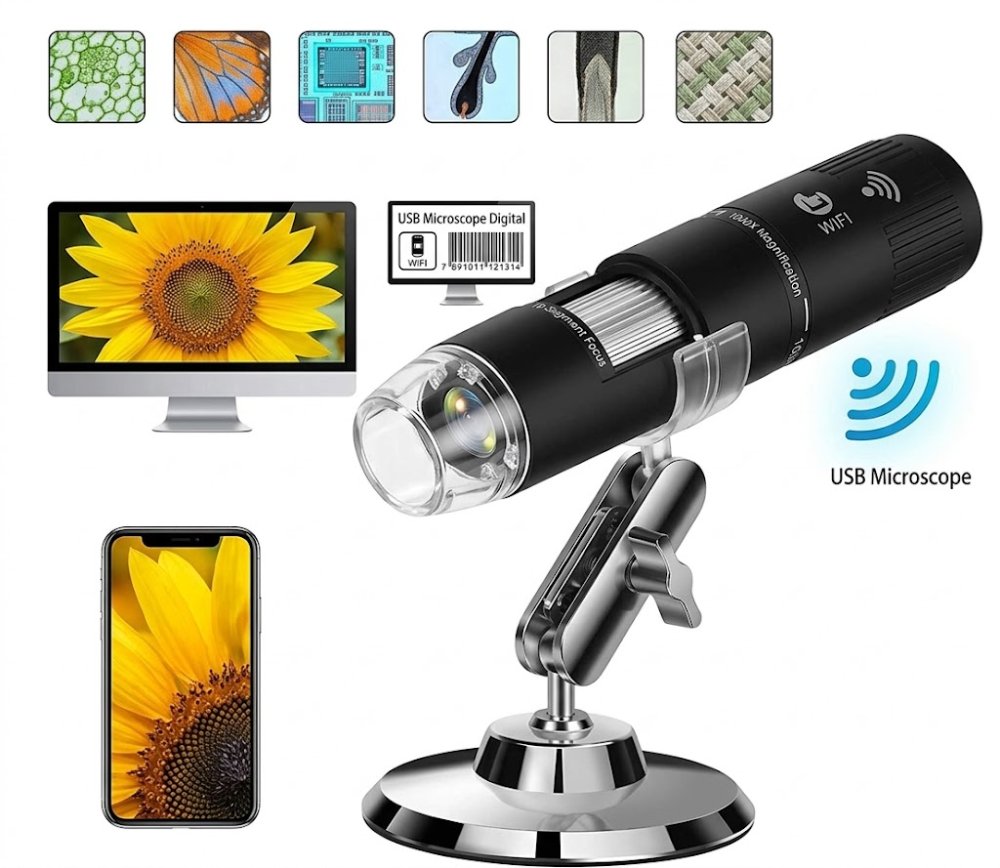 1012 W04-B MICROSCOPIO DIGITAL 1000X CON WIFI