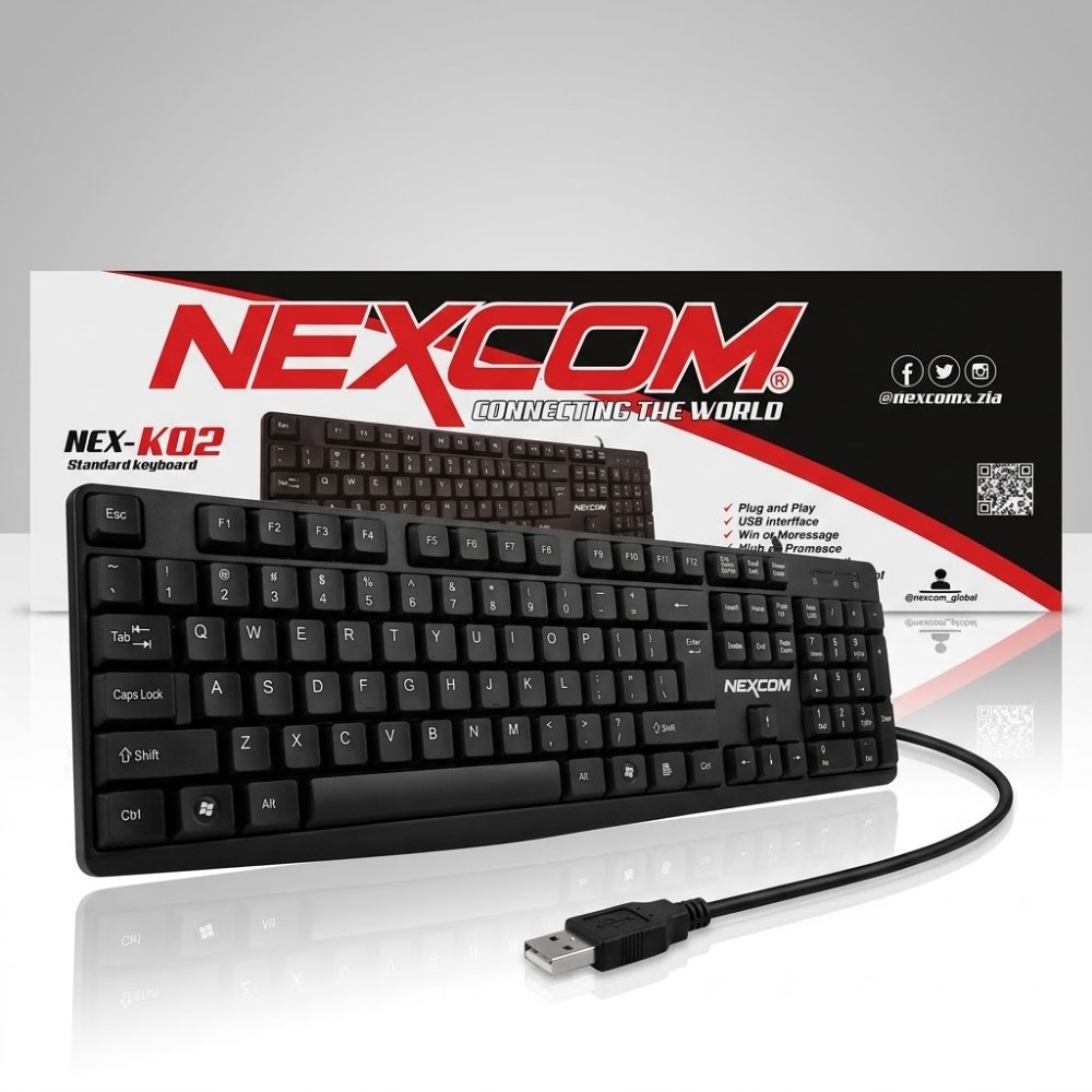 00024 TECLADO NEXCOM ALAMBRICO