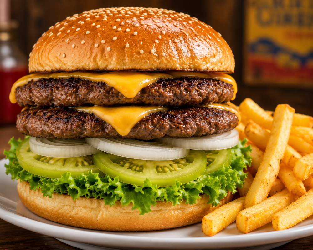 HAMBURGUESA DOBLE
