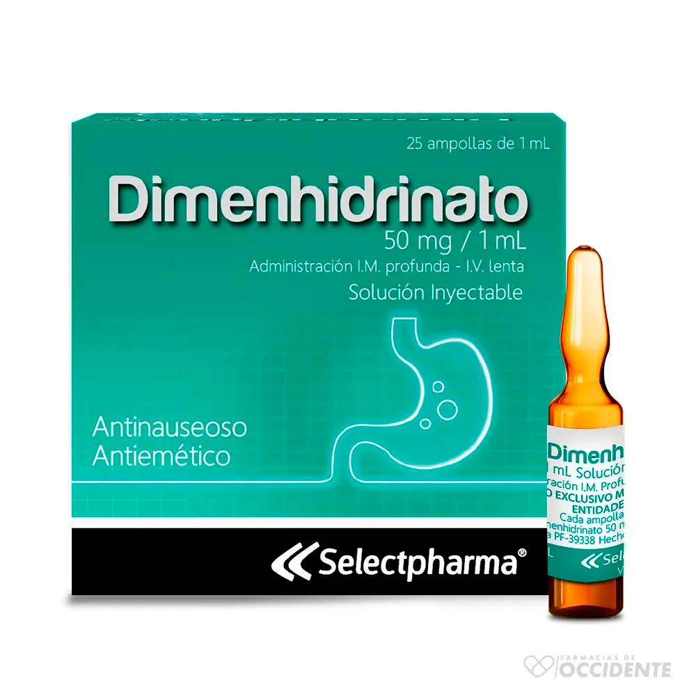 Dimehidrinato 50mg/1ml Ampolla (Selectpharma)