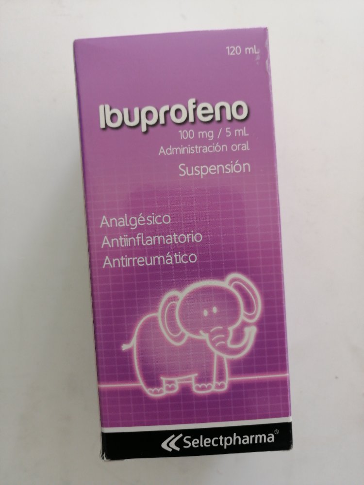 Ibuprofeno Suspensión 100mg/5ml 120ml (Selectpharma)