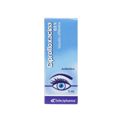 Ciprofloxacina 0.3% Gotas Oftalmicas
