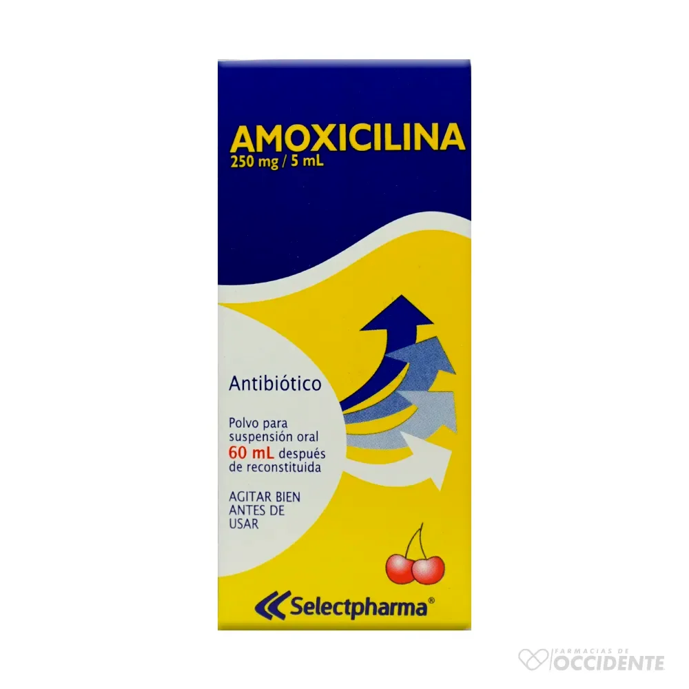 Amoxicilina Suspensión 250mg/60ml