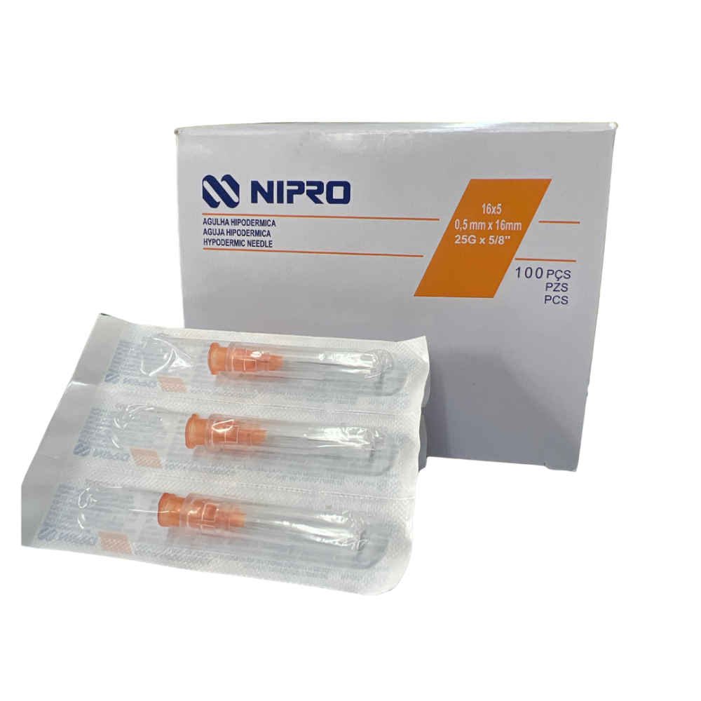Aguja Nipro No.25 x 1  Unidad