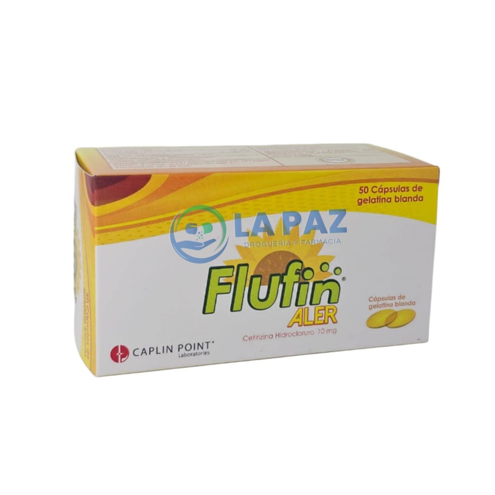 Flufin Alergias (Cetirizina 10mg) Capsula Gel Unidad (Caplin Point)