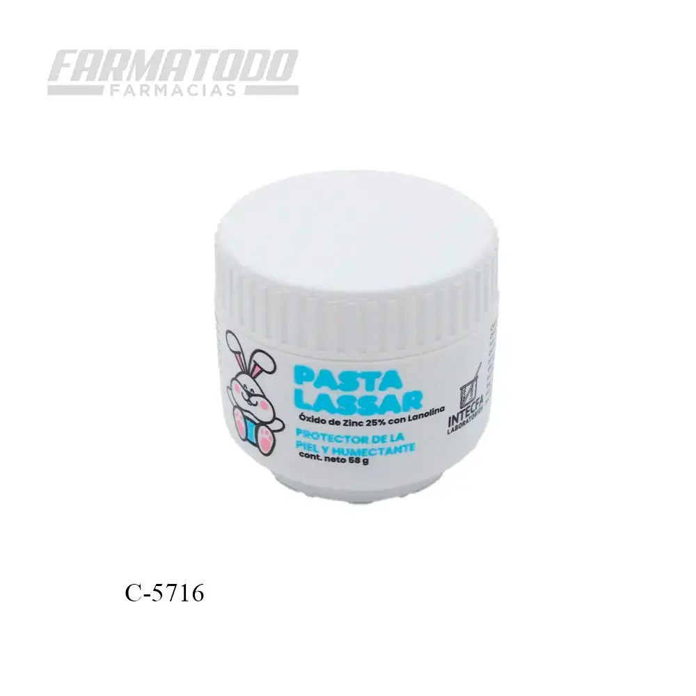 Pasta Lassar 58GM (Oxido de Zinc, Ácido Salicílico)