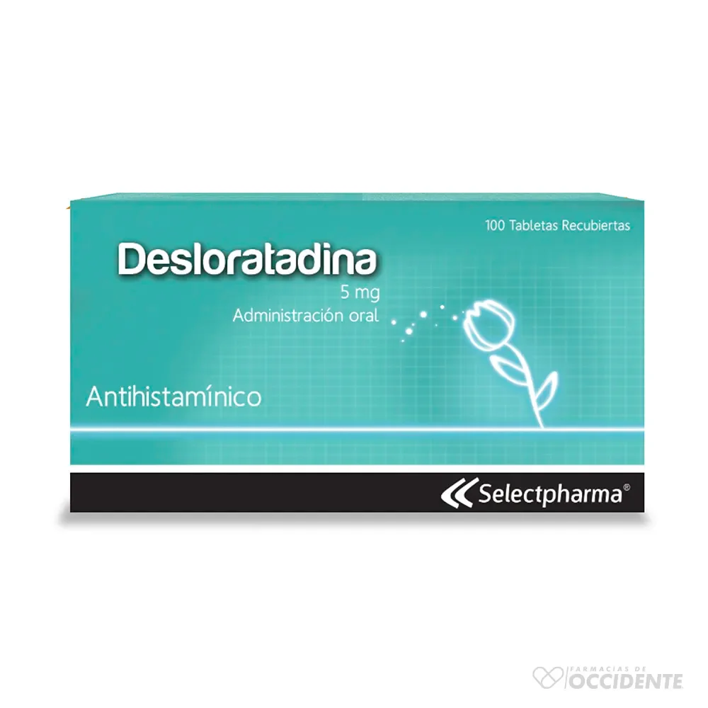 Desloratadina 5mg Blister 10 Tabletas (Selectpharma)
