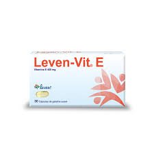 Leven-Vit-E 400 mg (Vitamina E) Caja 30 Capsulas (Leven)