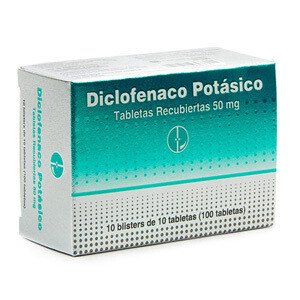 Diclofenaco Potásico 50mg Blister 10 Tabletas (Caplin Point)