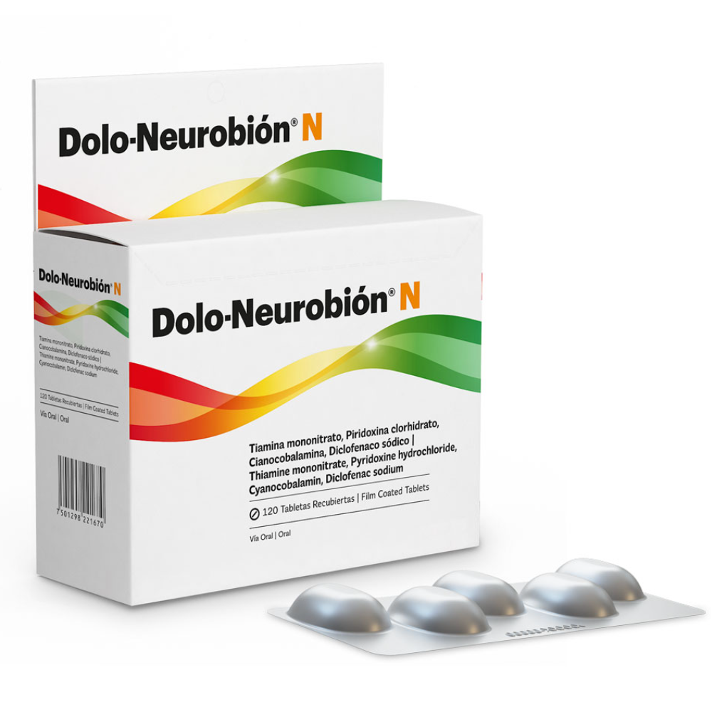 Dolo Neurobión N (Diclofenaco mas Vitaminas del Complejo B) Tableta Unidad