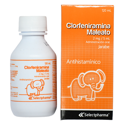 Clorferinamina Jarabe 2mg/120ml (Selectpharma)
