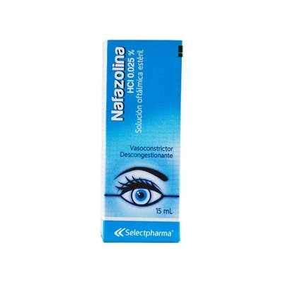 Nafazolina 25% Gotas Oftálmicas 15ml (Selectpharma)
