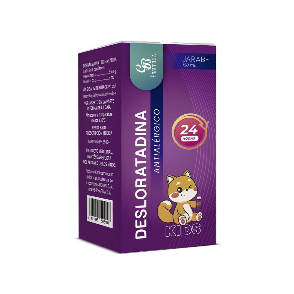 Desloratadina Kids Jarabe 120ml