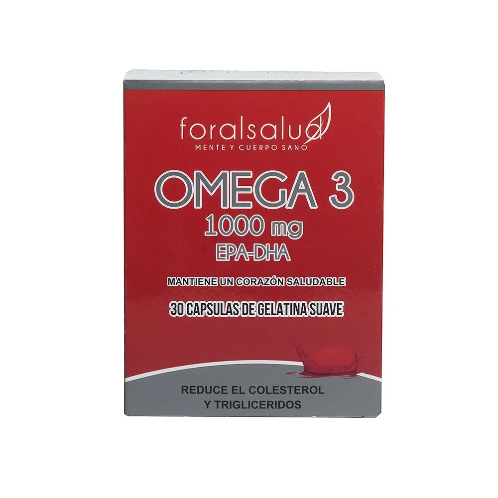Omega 3 1000mg EPA-DHA Caja de 30 Capsulas (Foral Salud)