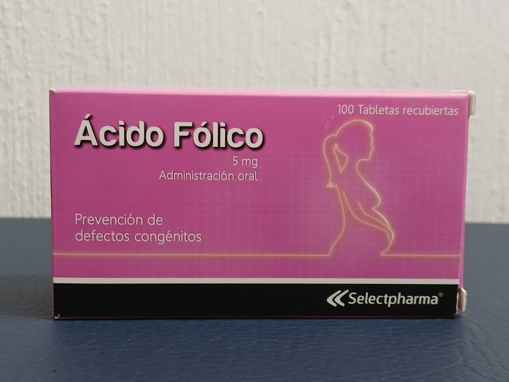 Acido Folico 5mg Tableta Unidad