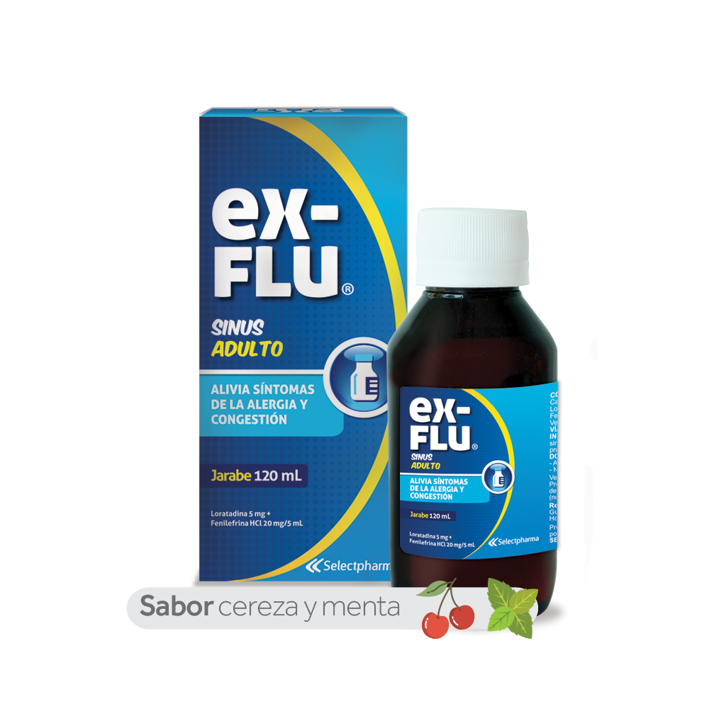 Ex-Flu Sinus Adulto Jarabe 120ml (Selectpharma)