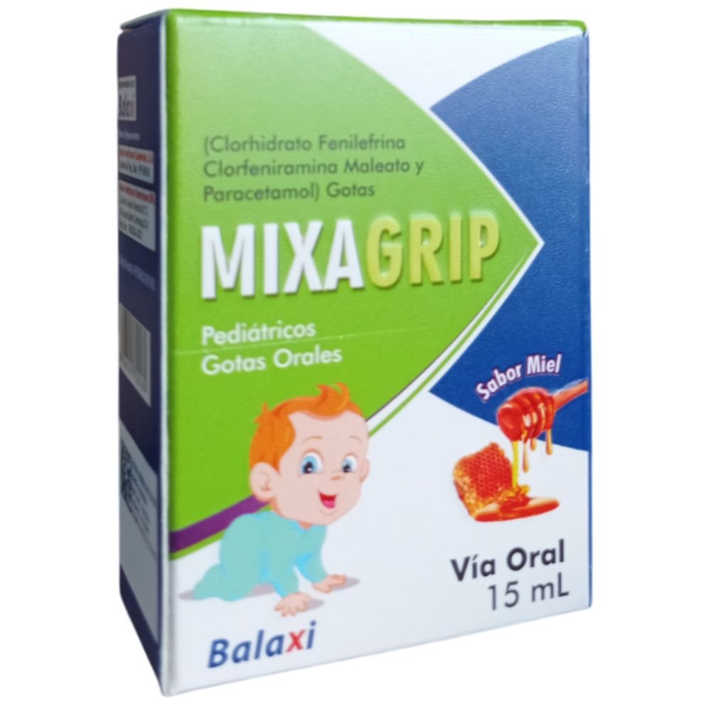 Mixagrip Gotas 15m Antigripal Pediátrico