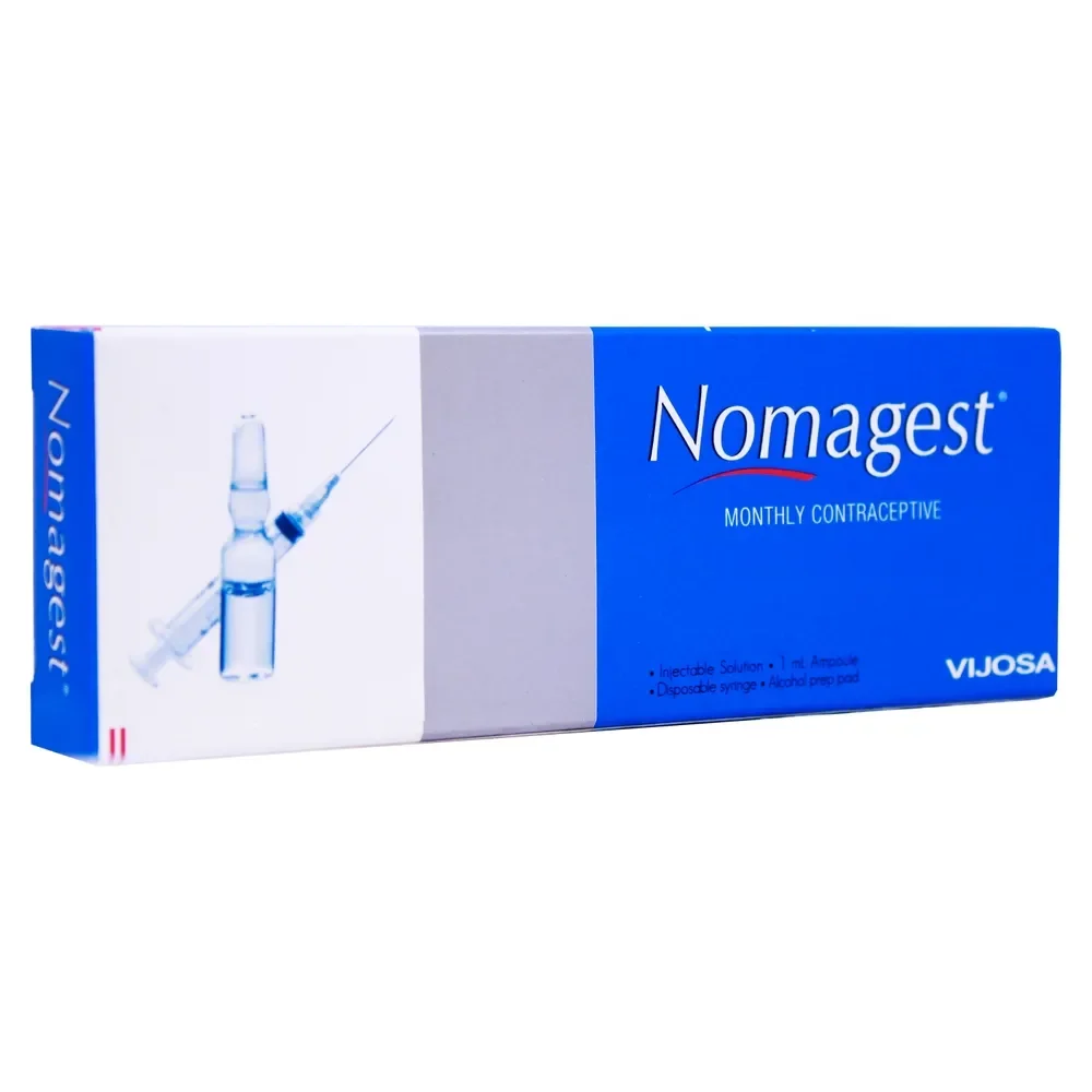 Nomagest 1 Ampolla Caja Anticonceptivo Mensual