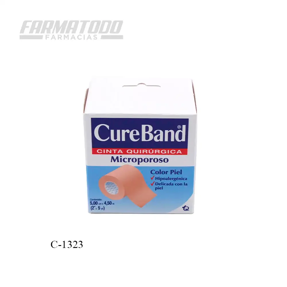 Micropore Color Piel 2 de 5 YD Con Caja (CureBand)