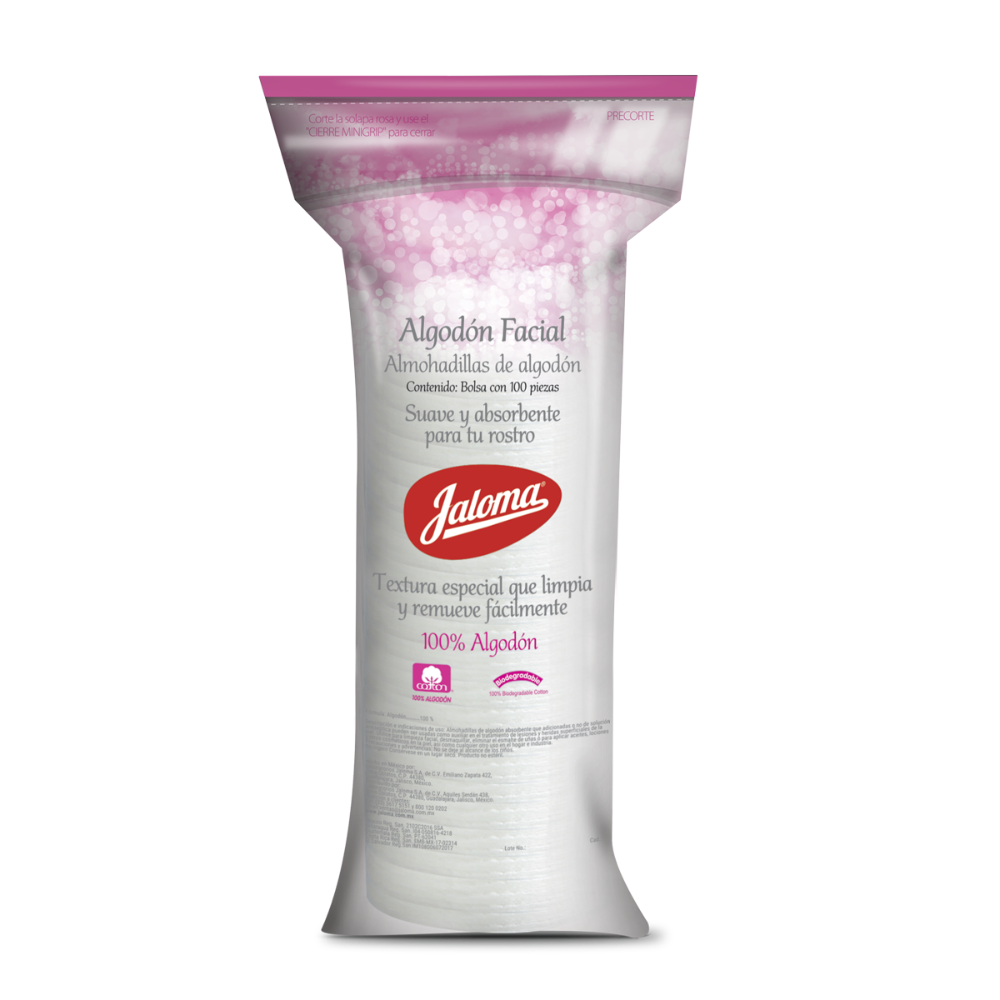 Algodón Facial 100 Piezas