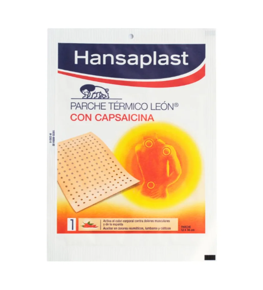 Parche Térmico León con Capsaicina (Hansaplas)