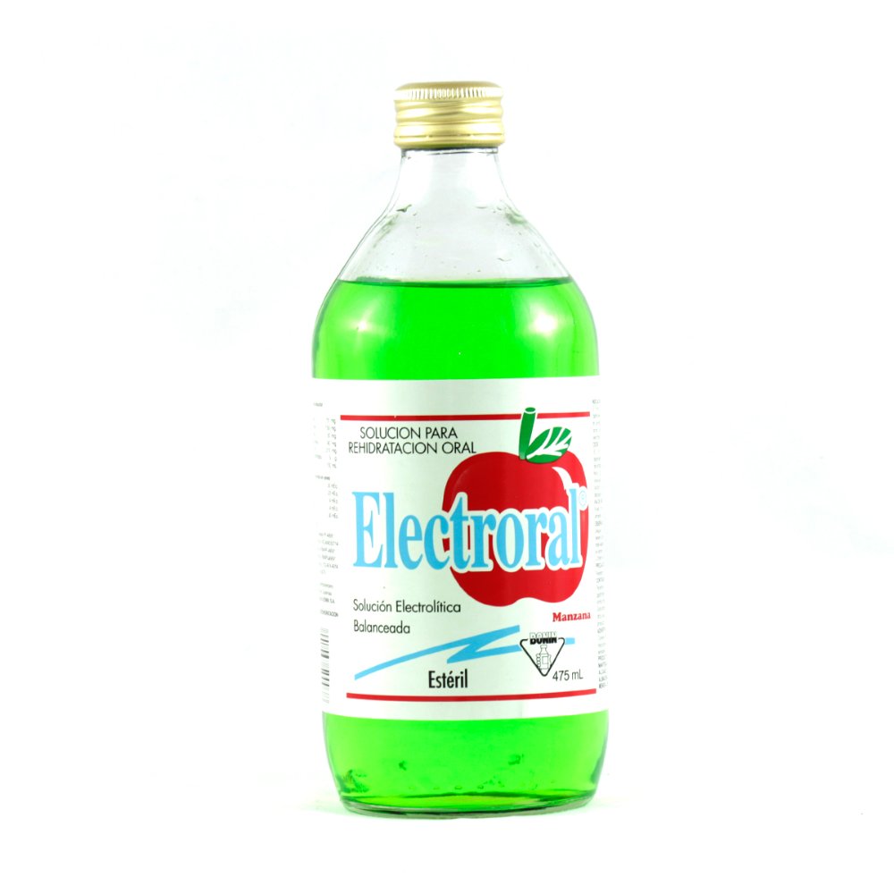 Electroral Manzana 475ml Suero Oral