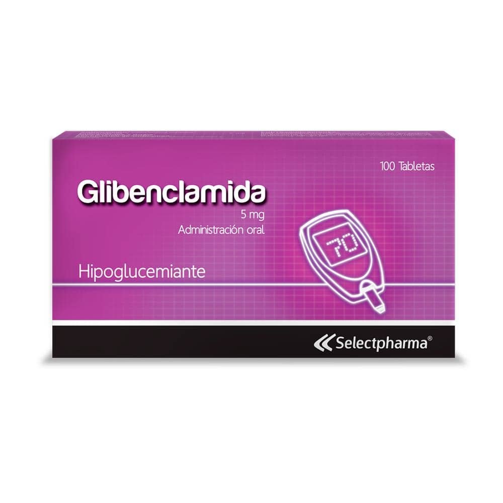 Glibenclamida 5mg  Blister 10 Tabletas (Selectpharma)