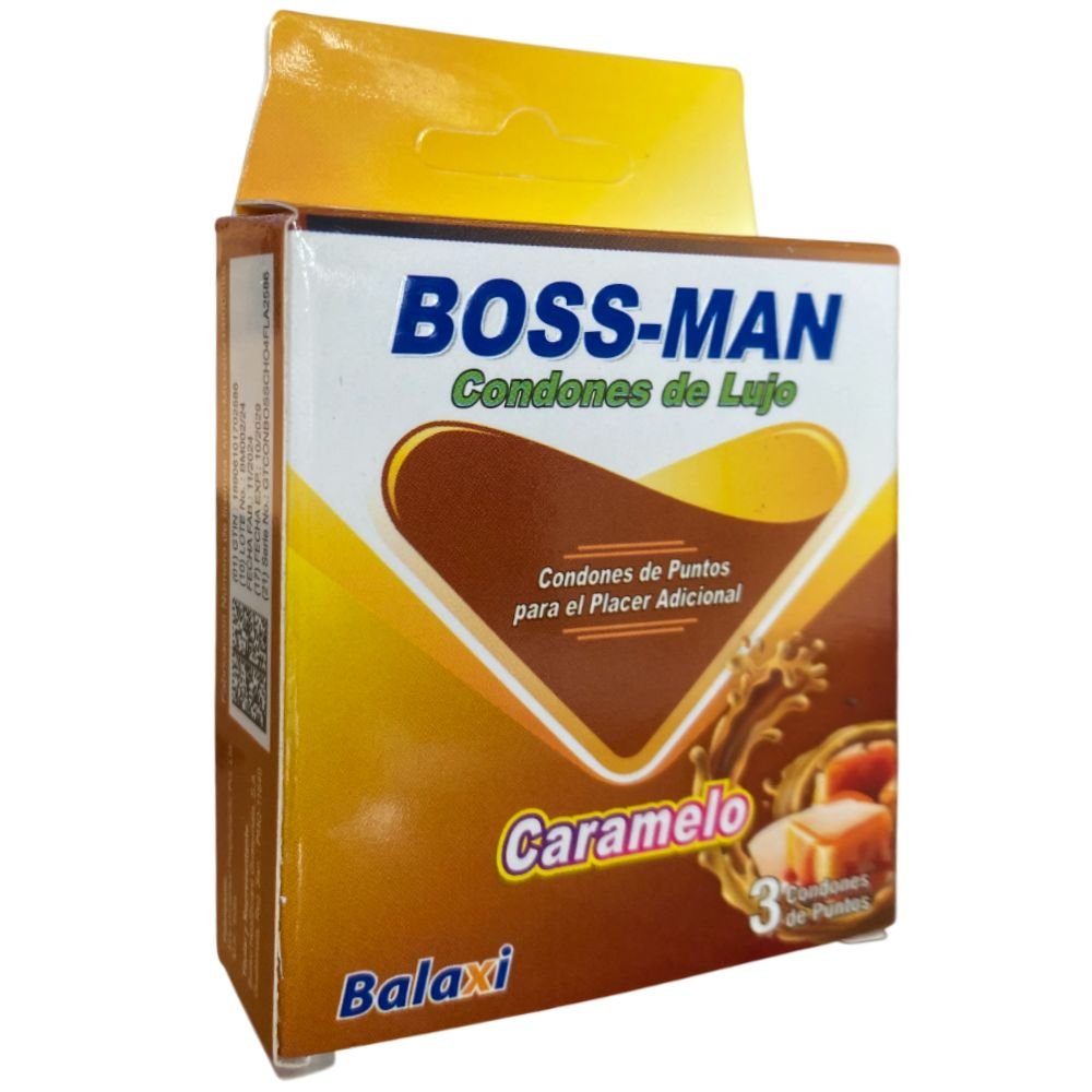 Boss-Man Caramelo Condones Caja