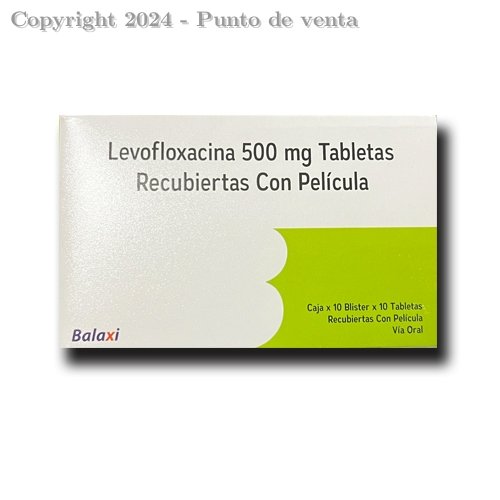 Levofloxacina 750mg Tableta Unidad (Balaxi)