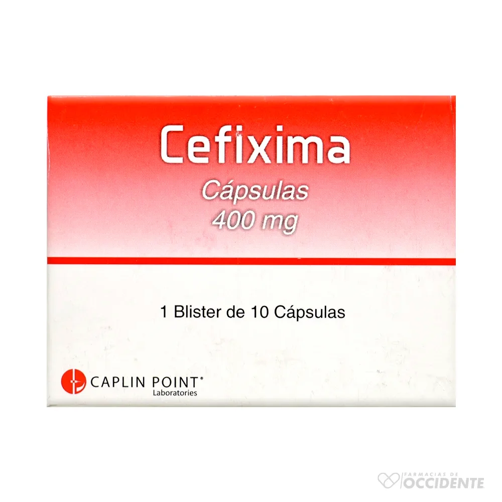 Cefixima 400mg Tableta Unidad (Caplin Point)