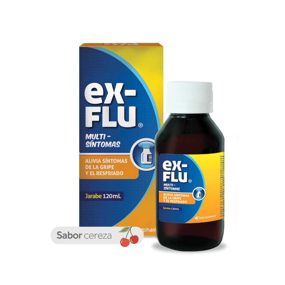 Ex-Flu Multisintomas Antigripal Jarabe 120ml (Selectpharma)