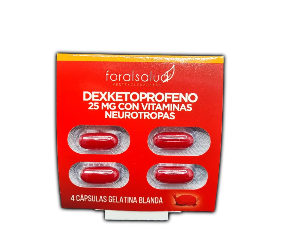 Dexketoprofeno mas Neurotropas Capsula de Gel Unidad