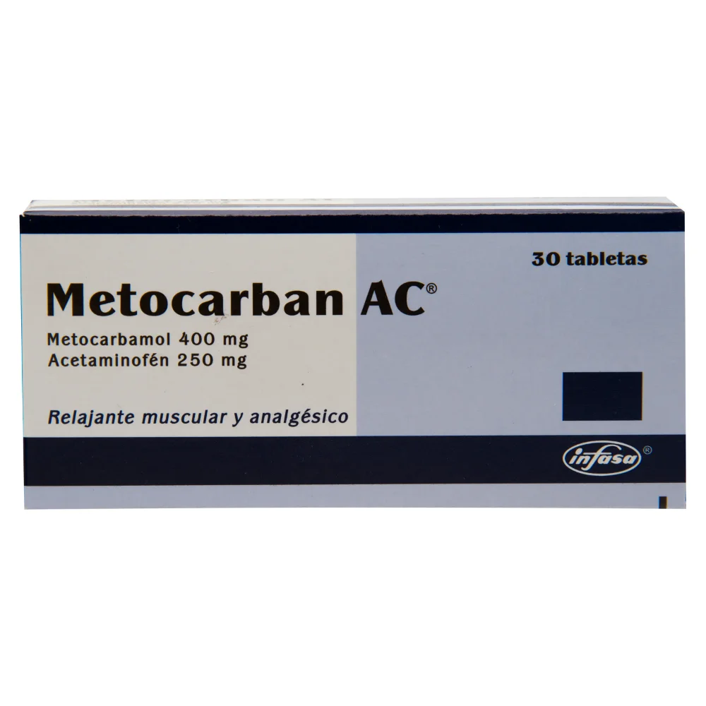 Metocarban AC (400 mg de metocarbamol y 250 mg de acetaminofén) Tableta Unidad (Infasa)