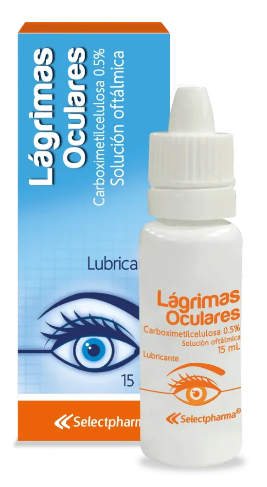 Lagrimas Naturales (carboximetilcelulosa 0.5%) Gotas Oftalmicas 15ml (Selectpharma)