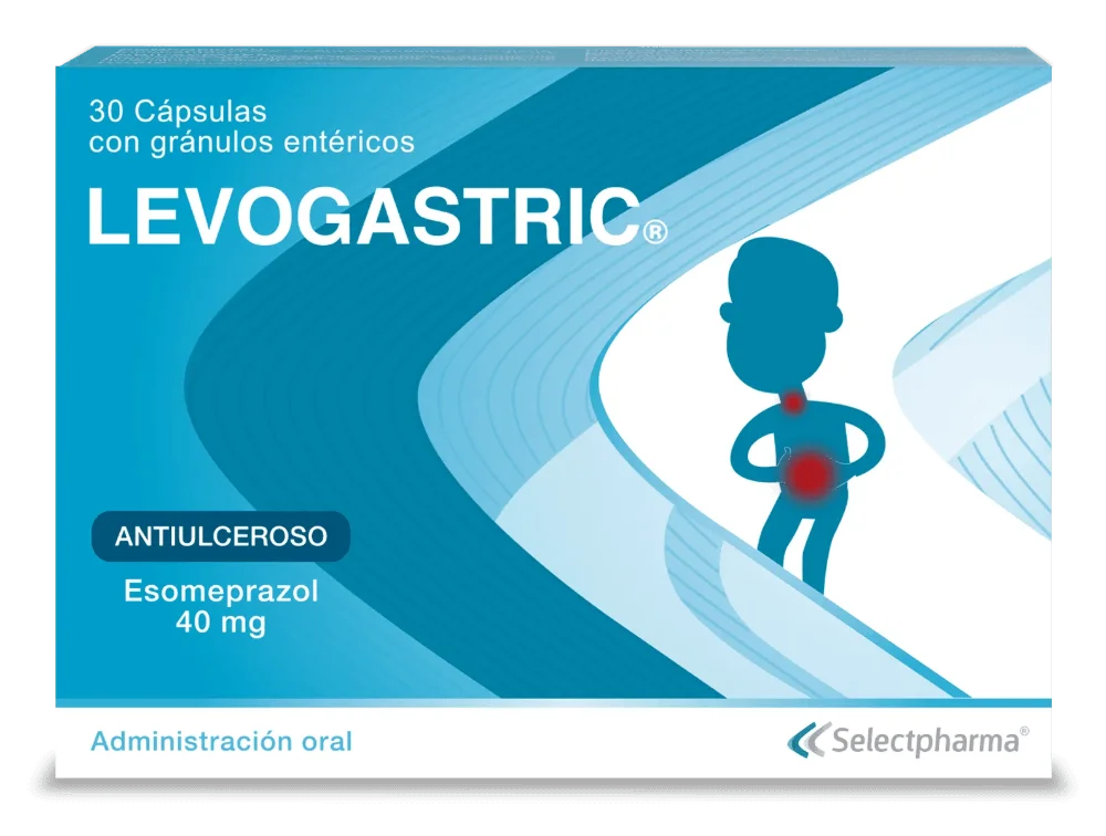 Levogastric (Esomeprazol  30mg) Blister 5 Capsulas (Selectpharma)