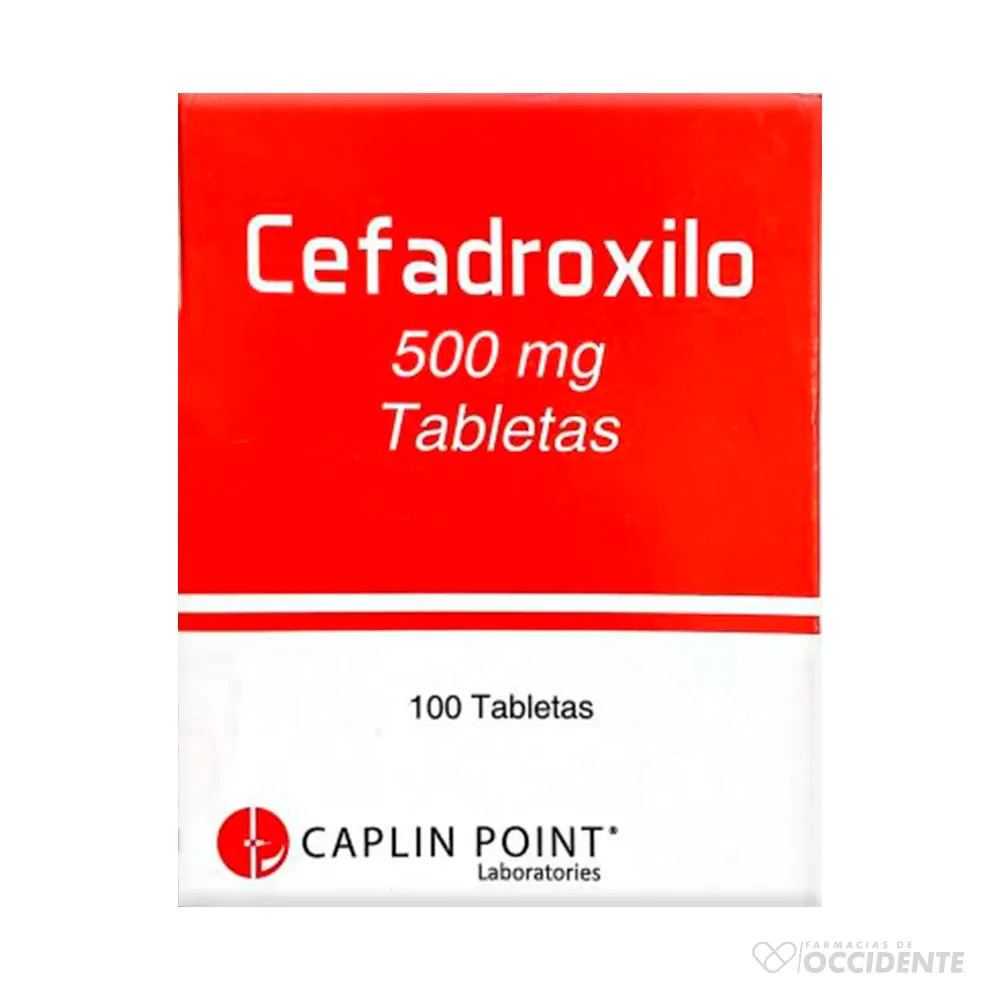 Cefadroxilo 500mg Blister 10 Tabletas (Caplin Point)