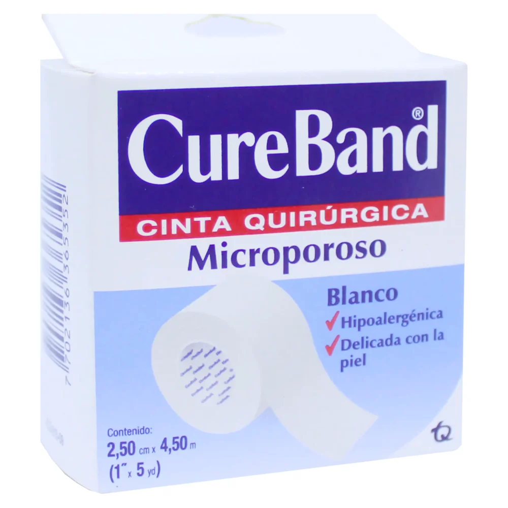 Micropore Blanco 1 x 5 YD con Caja