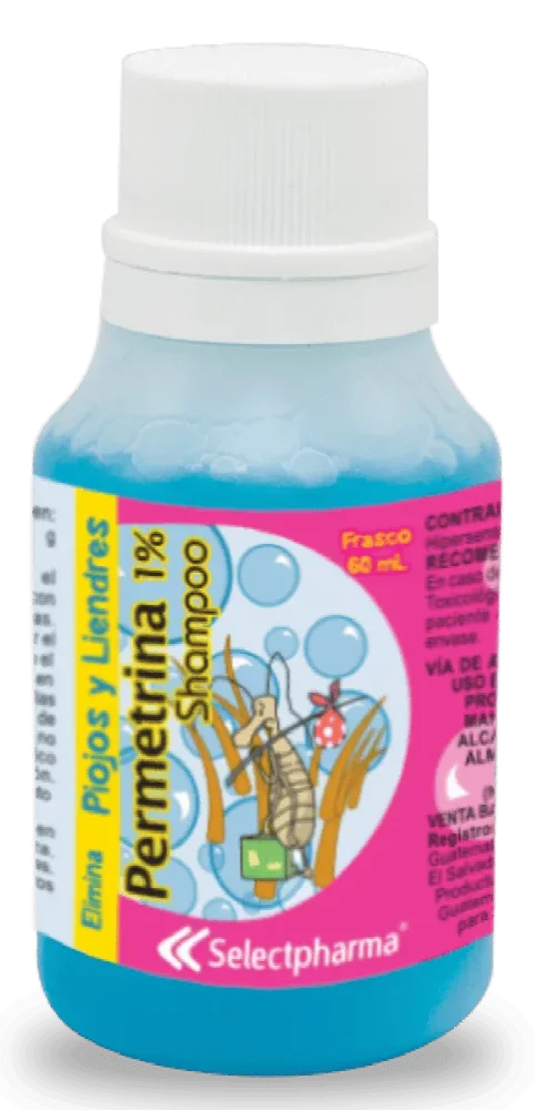 Permetrina 1% Shampoo Frasco 60ml