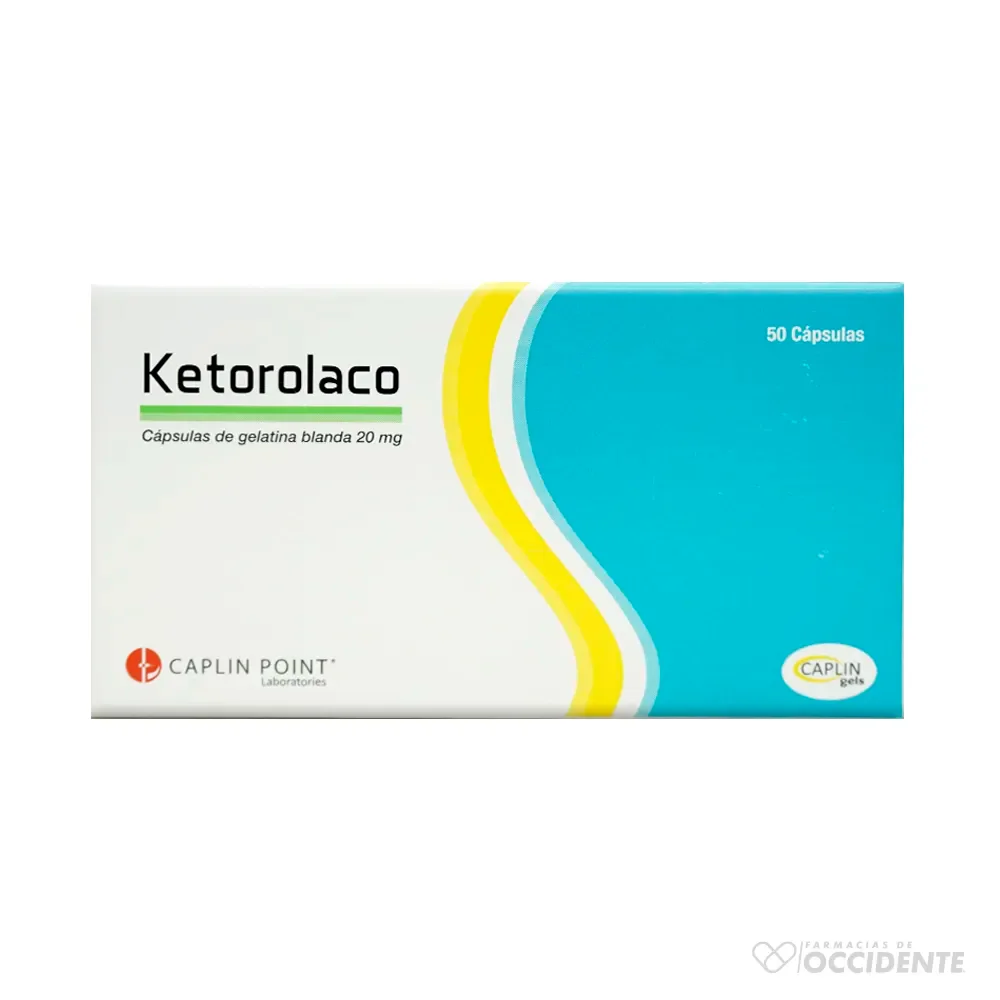 Ketorolaco 20mg Capsula Gel Blister 10 (Caplin Point)