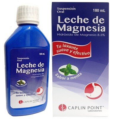 Leche de Magnesia Sabor Menta 60ml Suspensión (Caplin Point)