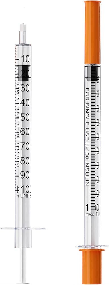 Jeringa para Insulina 1cc 30 x 1/2