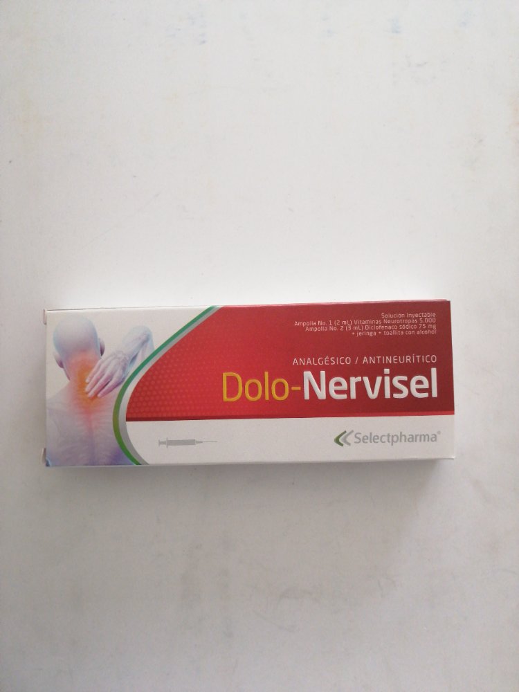 Dolo-Nervisel Kit Inyectable (Diclofenaco mas Vitaminas de Complejo B12)  (Selectpharma)