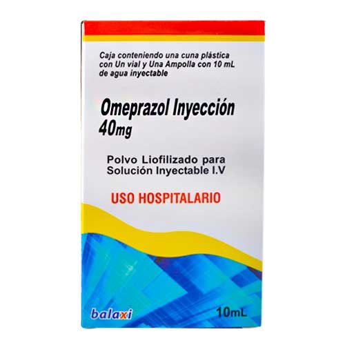 Omeprazol 40mg Polvo 1 Vial (Balaxi)