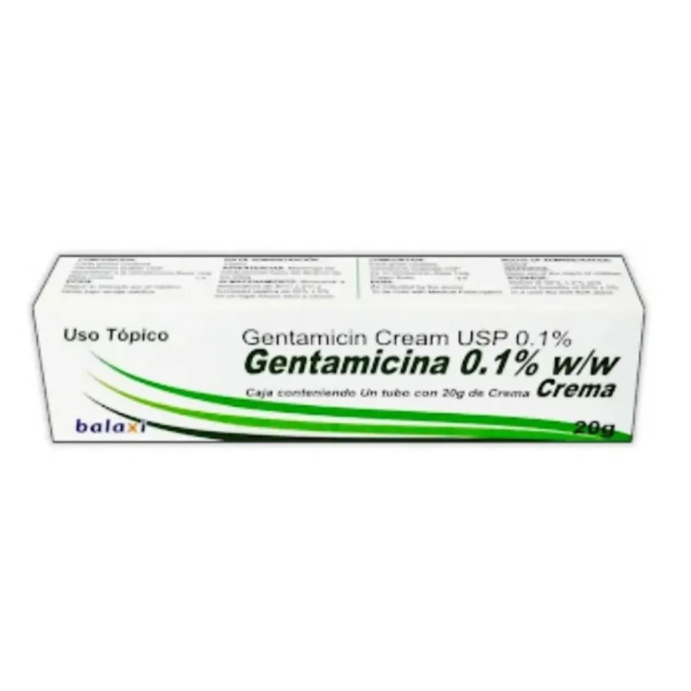 Gentamicina 0.1% Crema 20gr (Balaxi)
