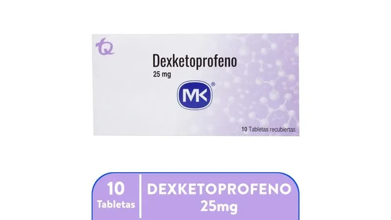 Dexketoprofeno 25mg Caja 10 Tabletas (MK)