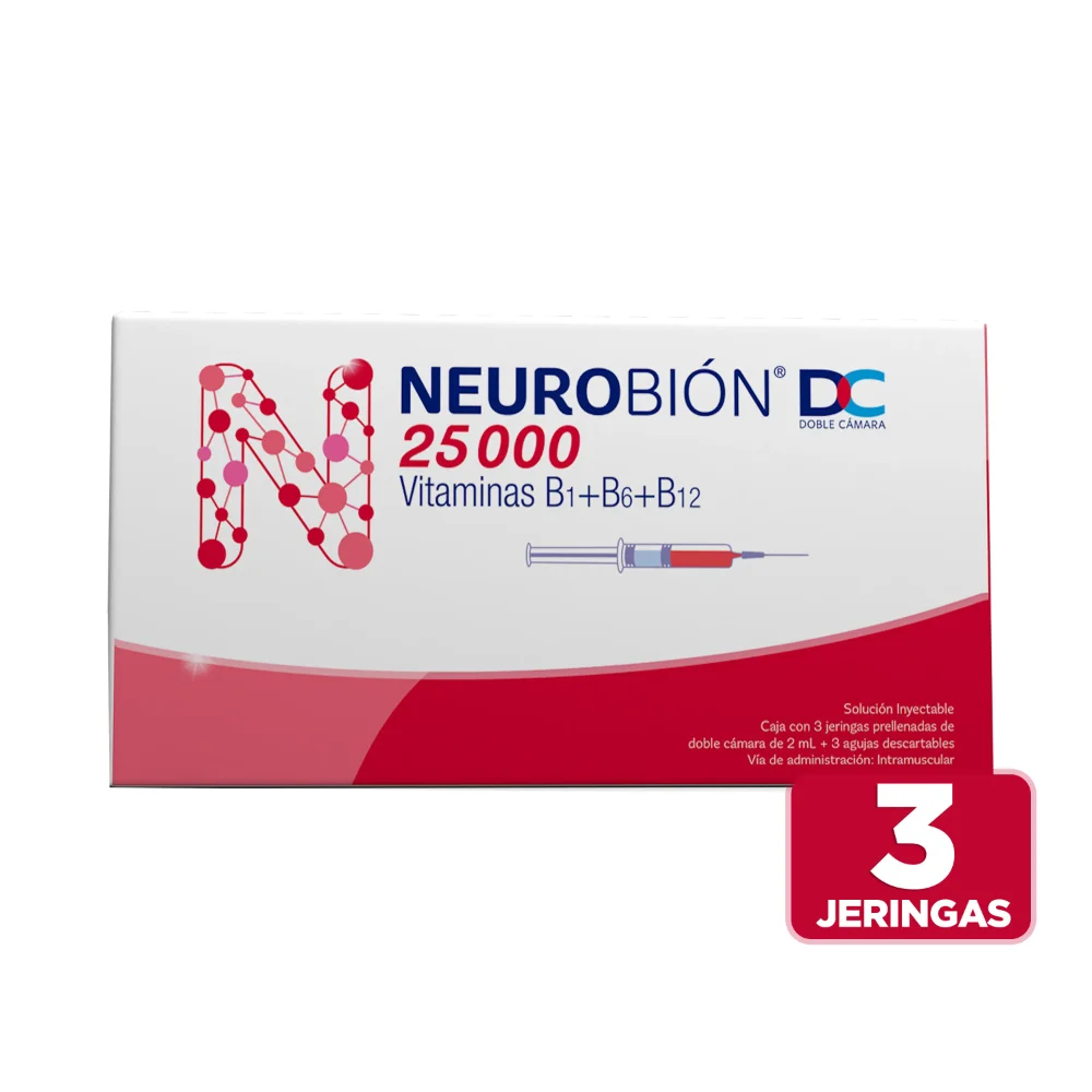 NEUROBIÓN 25000 TRIPACK *3 AMPOLLAS