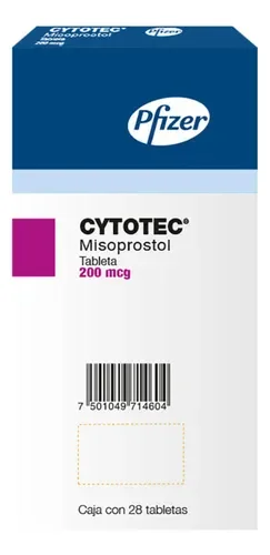 CYTOTEC CAJA X28 TABLETAS: PFIZER