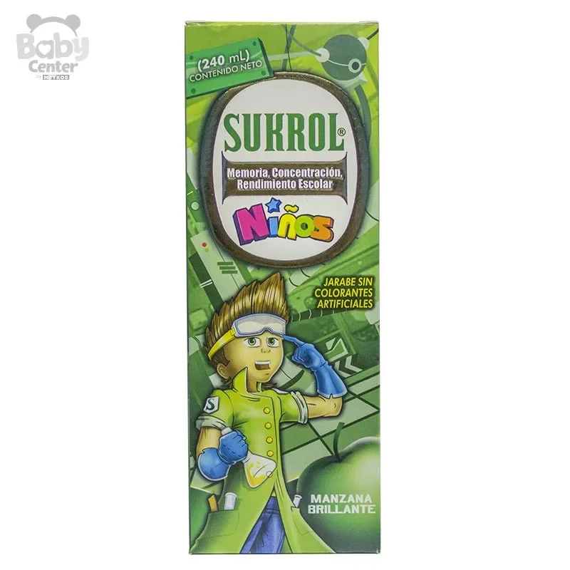 SUKROL KIDS * MANZANA JARABE * 240ML