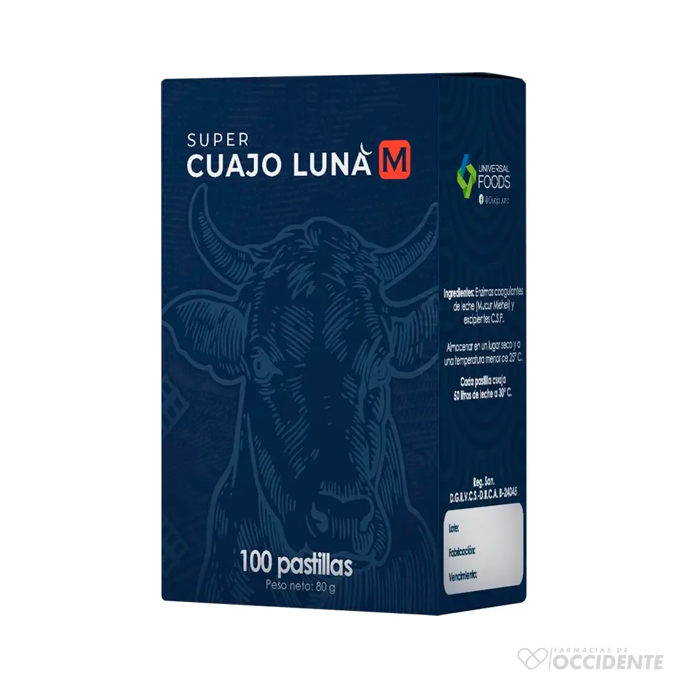 SUPER CUAJO LUNA * Caja 100 Pastillas